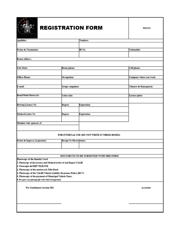 CCMG Registration Form | PDF