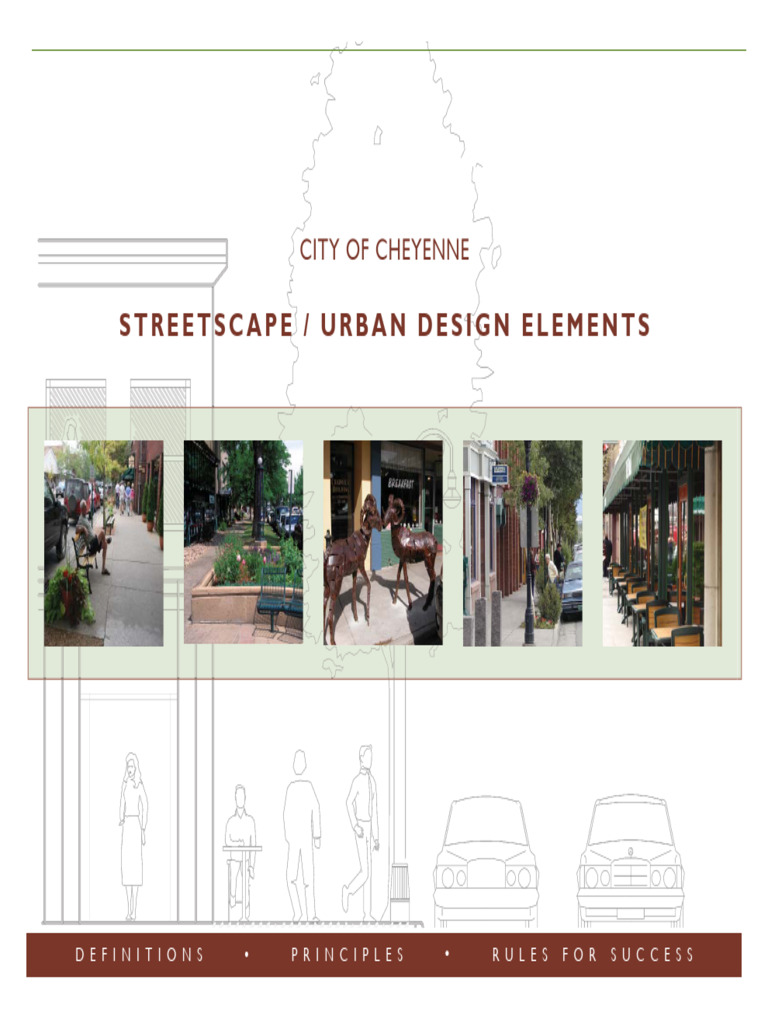 Cheyenne Streetscape Design Guide | PDF | Street | Sidewalk