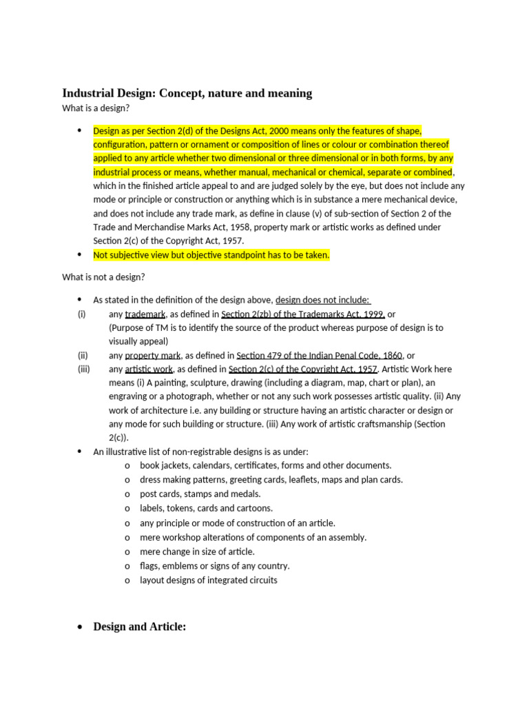 Understanding Industrial Design Law | PDF | Trademark | Copyright