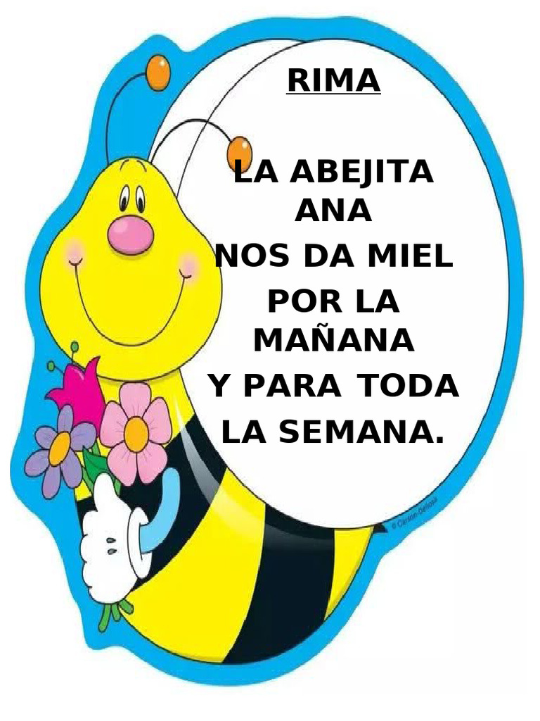 La Rima de Las Vocales | PDF