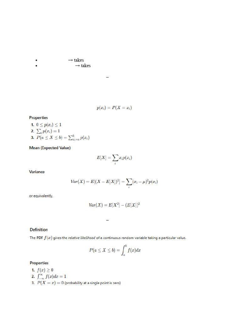 Understanding Random Variables and Distributions | PDF