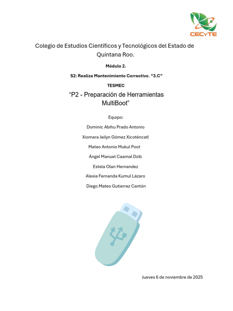 3c Tsmec - Equipo 4. | PDF | Arranque | Bios