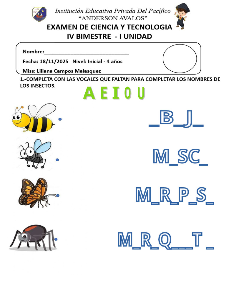 Ex. Ivb Iu (Ciencia y T) Inicial | PDF