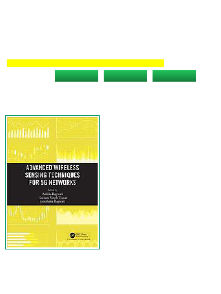 Advanced Wireless Sensing Techniques for 5G Networks 1st Edition Ashish ...