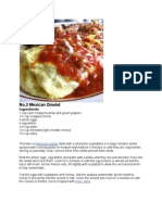 No.2 Mexican Omelet: Ingredients