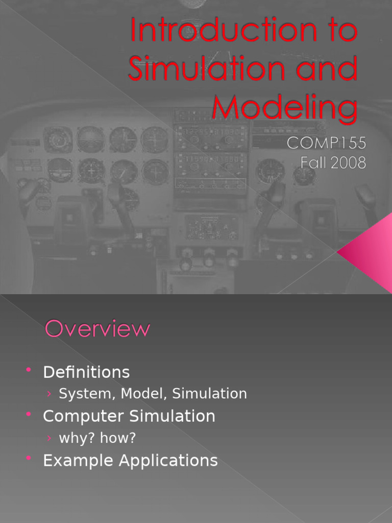 slec7 | PDF | System | Simulation
