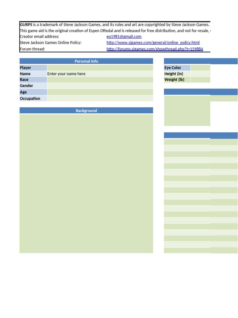 Character Sheet Nova | PDF | Gun | Military