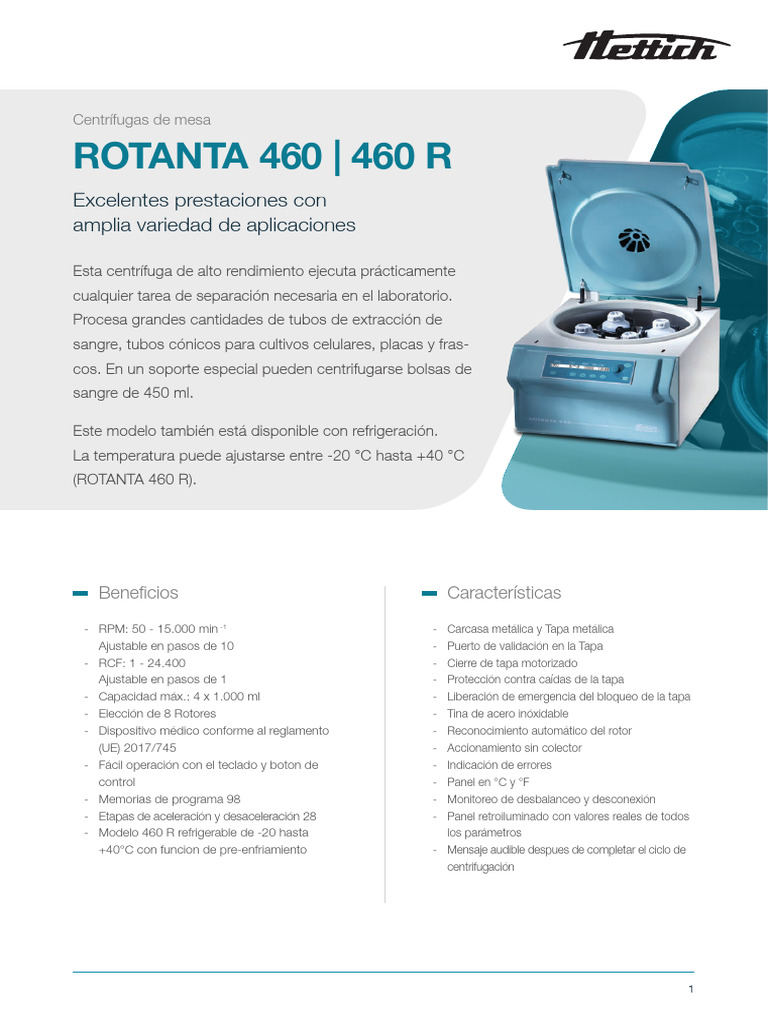 Rotanta460 460r Es | PDF