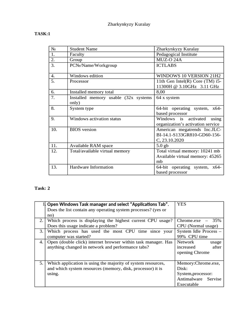 System Performance Analysis Report | PDF | Parallel Computing | Multi ...