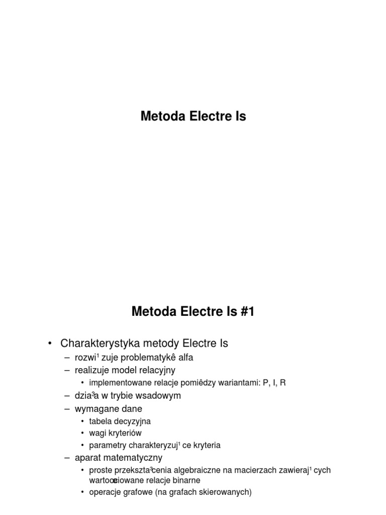 Electre Is | PDF