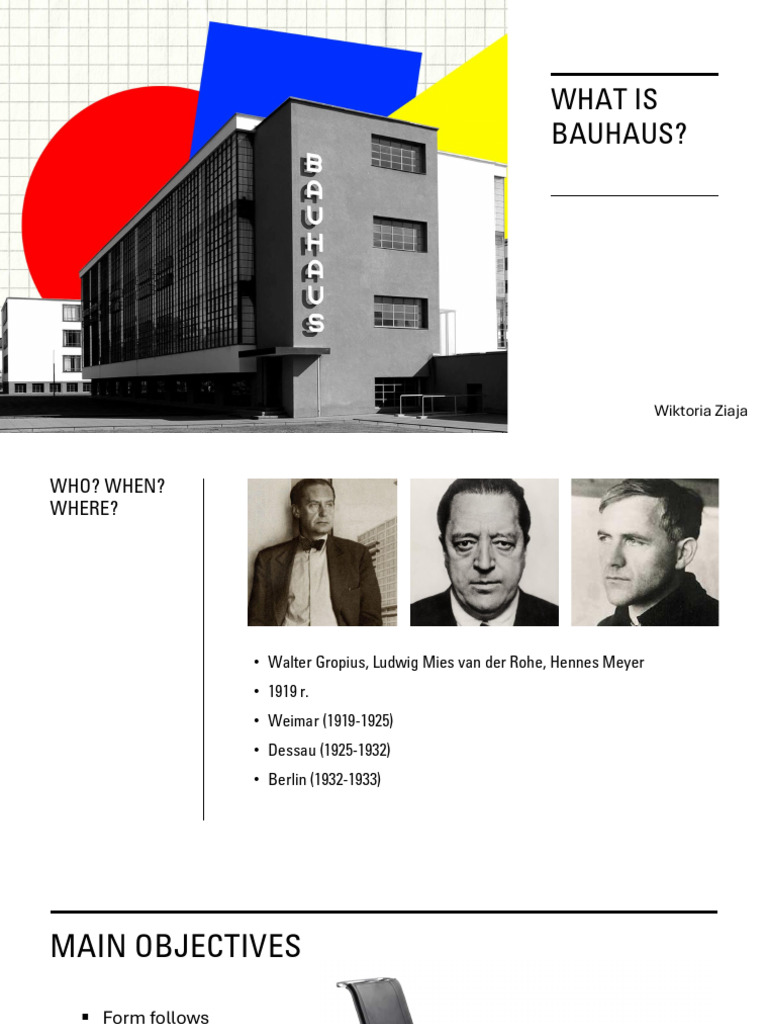 Understanding Bauhaus: Key Concepts | PDF