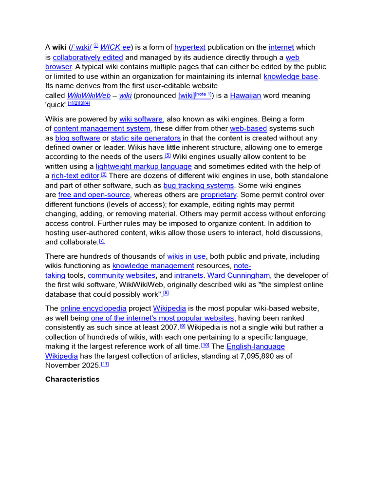 Understanding Wikis: Collaborative Editing | PDF | Wiki | Computing