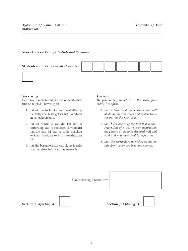 Test Rules and Instructions Guide | PDF | Mathematical Analysis ...