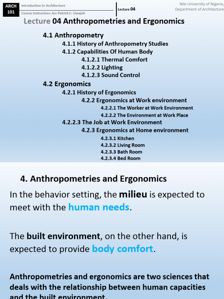 Final - Ergonomics and Anthropometrics | PDF | Bedroom | Bathroom
