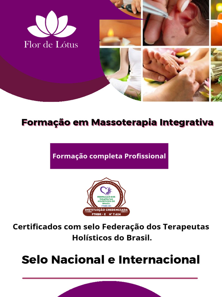 Curso de Massoterapia Integrativa 2024 | PDF | Massagem