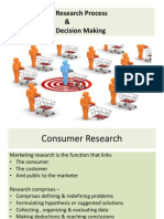 Consumer Research Process & Consumer Decision Making