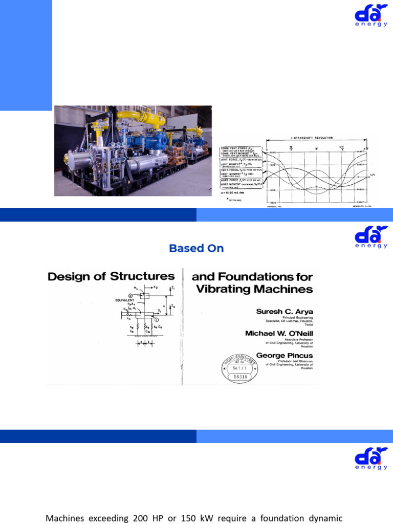 Dynamic Foundation Analysis for Machinery | PDF | Physics | Motion ...
