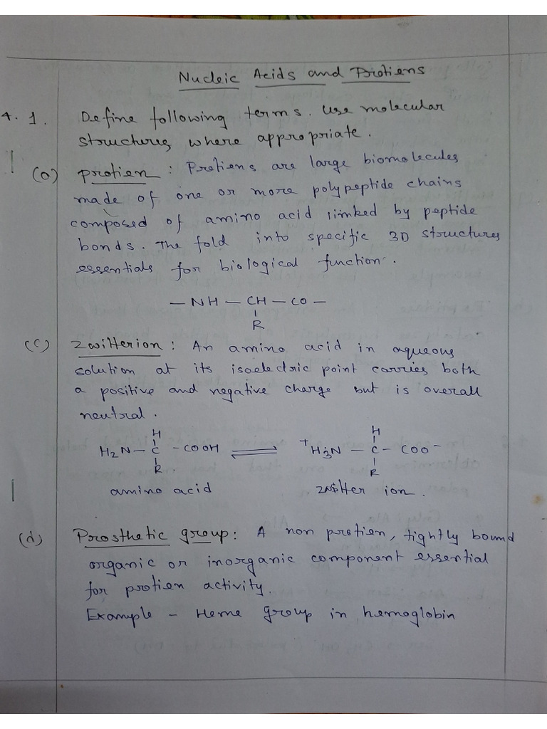 Bio Assignment Biochemistry | PDF