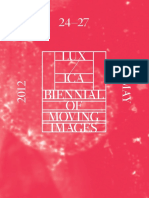 LUX/ ICA BIennial of Moving Images 2012 Programme Guide