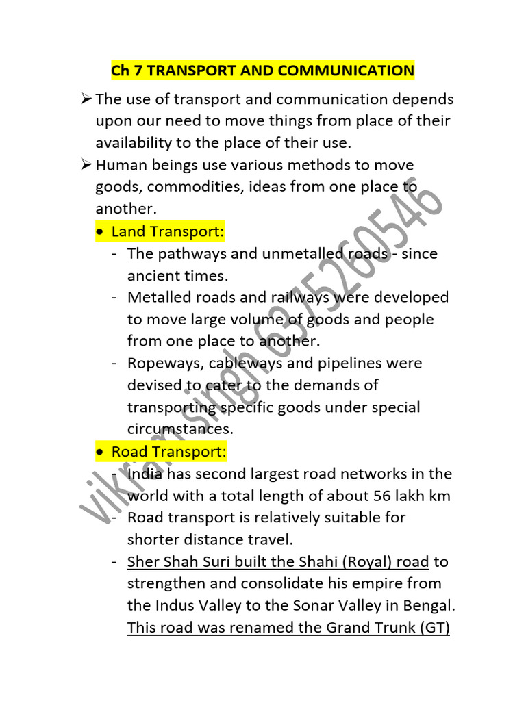 Transport and Communication in India | PDF | Satellite