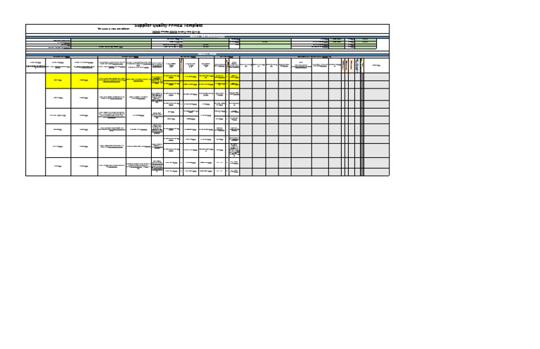Pfmea Example - Suppliers（Pfmea 示例 - 供应商） | PDF