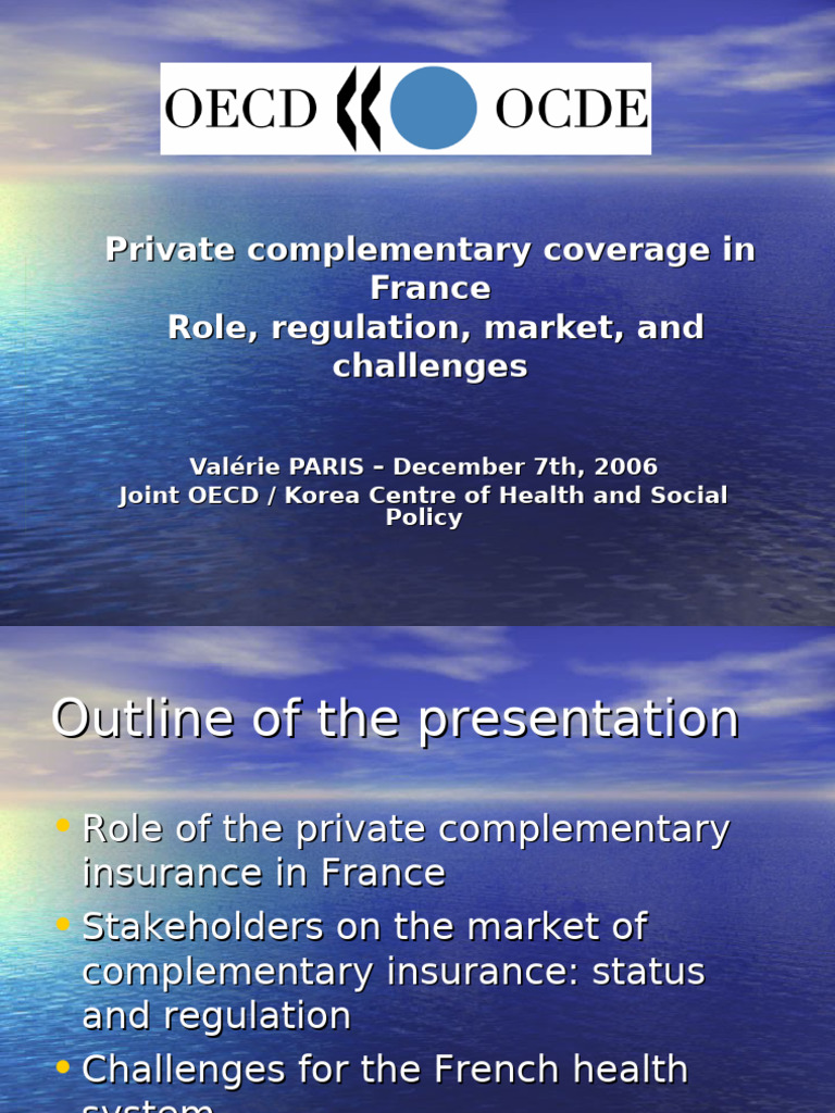 Valerie PARIS Private Complementary Coverage in France | PDF ...