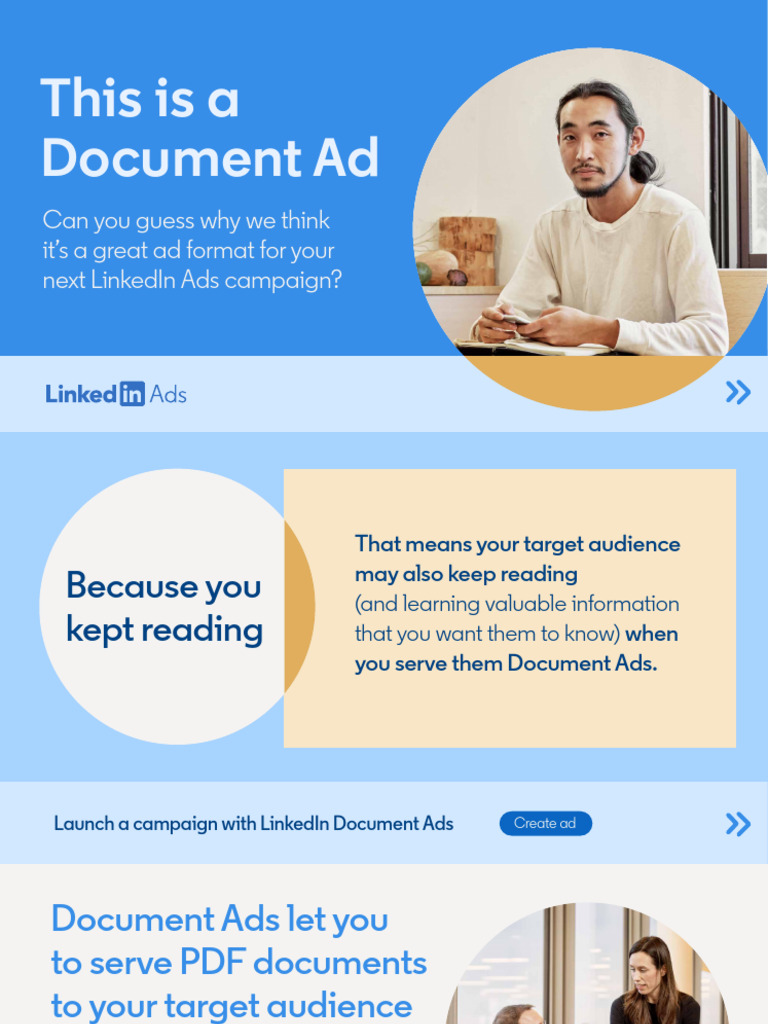 LinkedIn Document Ads Guide | PDF | Hyperlink | Computing