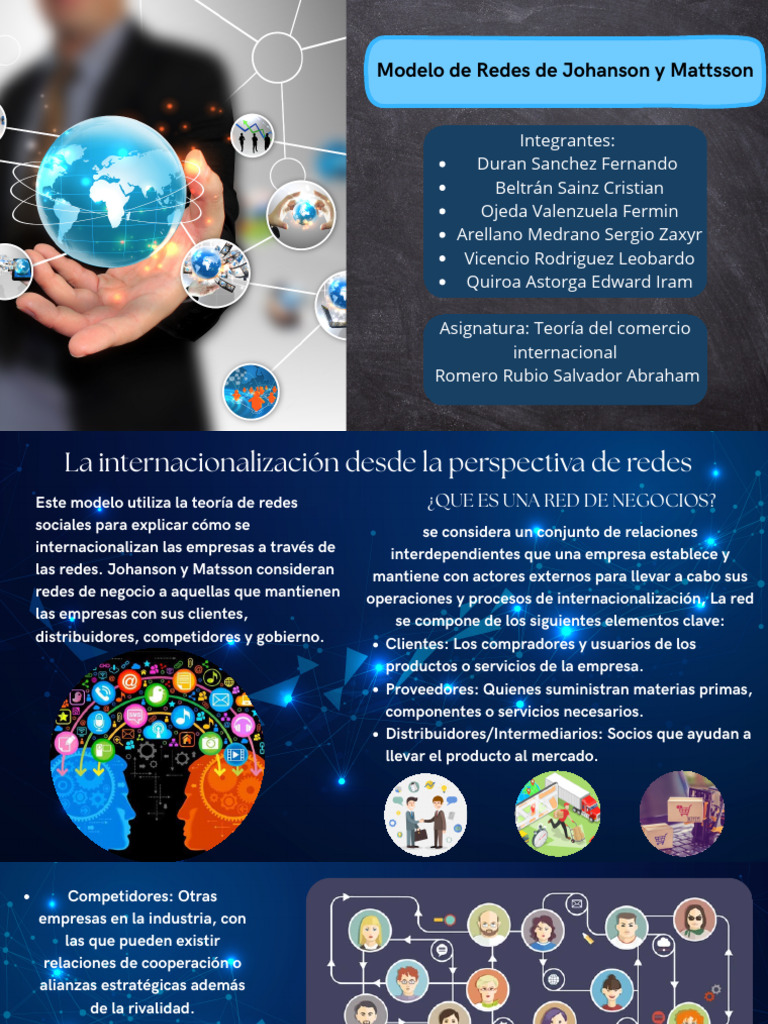 Modelo de Redes en Comercio Internacional | PDF | Business | Economias