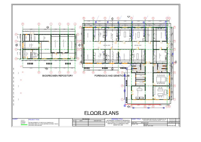 Veterinary Science Lab Floor Plans | PDF | Ceramics | Materials