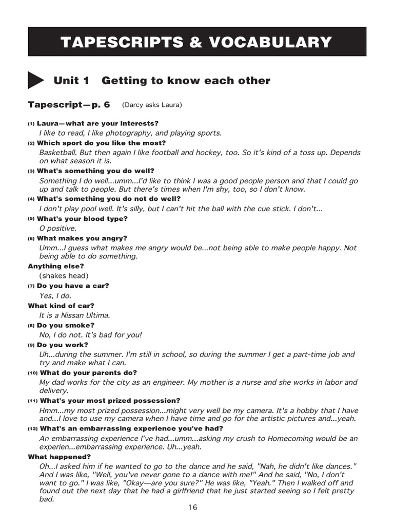 talb answers2 | PDF | Desserts | Taste
