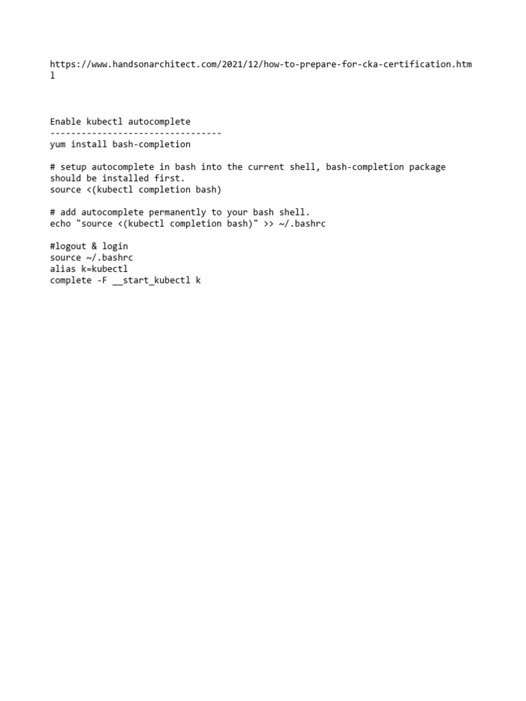 Kubernetes Install Doc | PDF