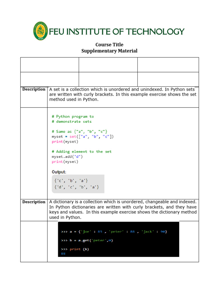 M4S2L2A - Subtopic 2 Supplementary Material 1 | PDF