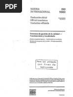 ISO 9001:2015 Sistemas de Calidad en Español | PDF | Organización ...