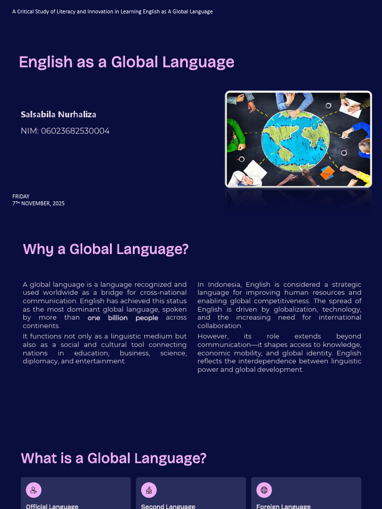 English: The Global Language Explained | PDF | English Language ...