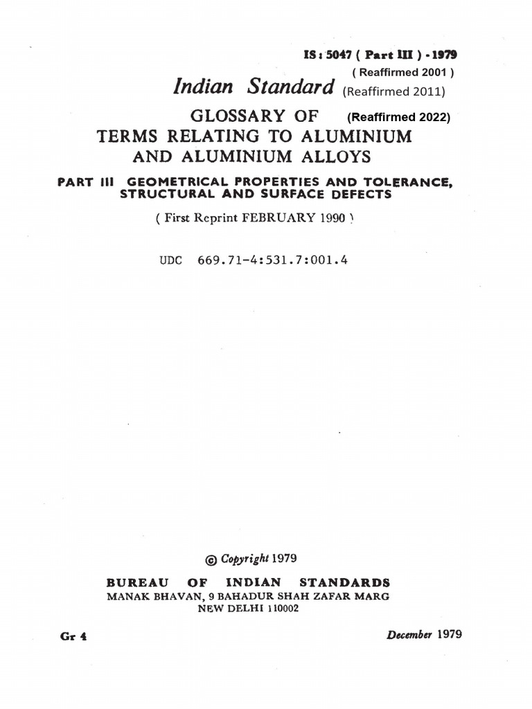 5047_3_1979_Reff2022 | PDF | Extrusion | Forging