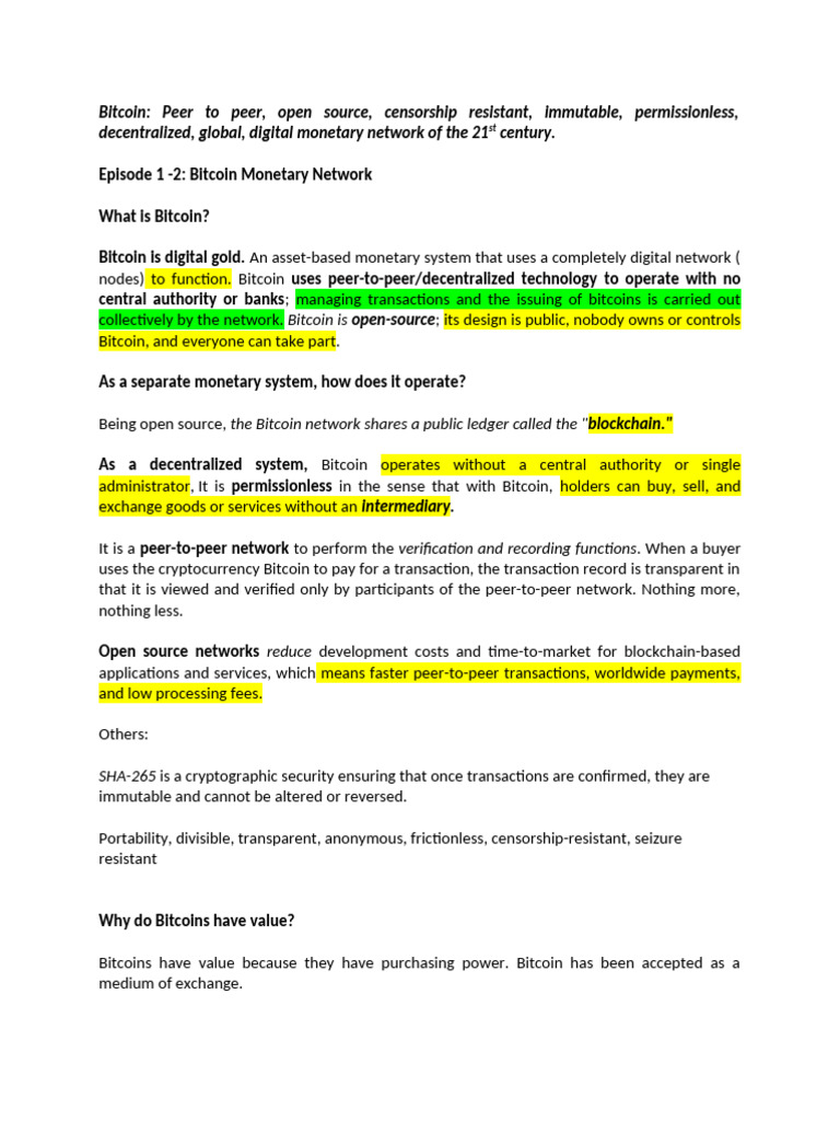 Bit Coin | PDF | Money | Fiat Money