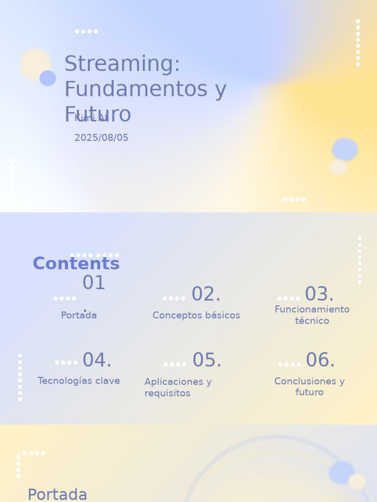 Fundamentos y Futuro del Streaming | PDF | Streaming Media | Vídeo a la ...
