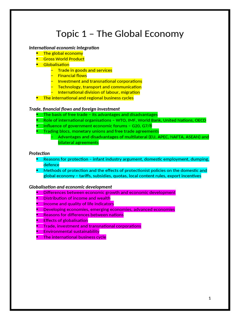 Understanding Global Economic Integration | PDF | Globalization | Recession