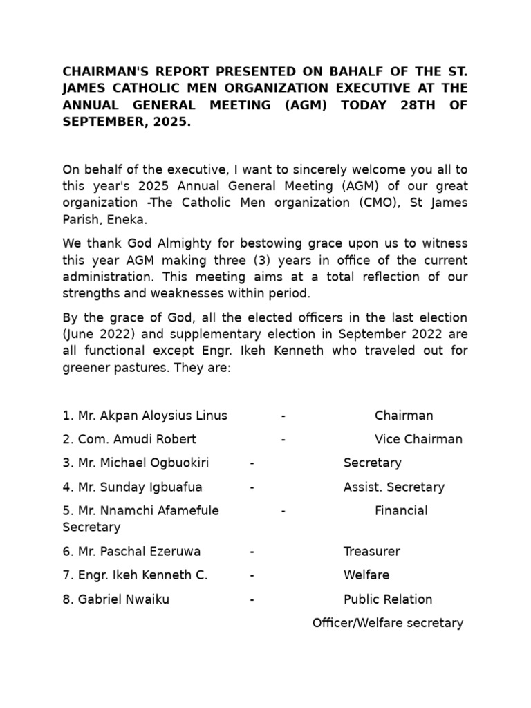 Agm | PDF
