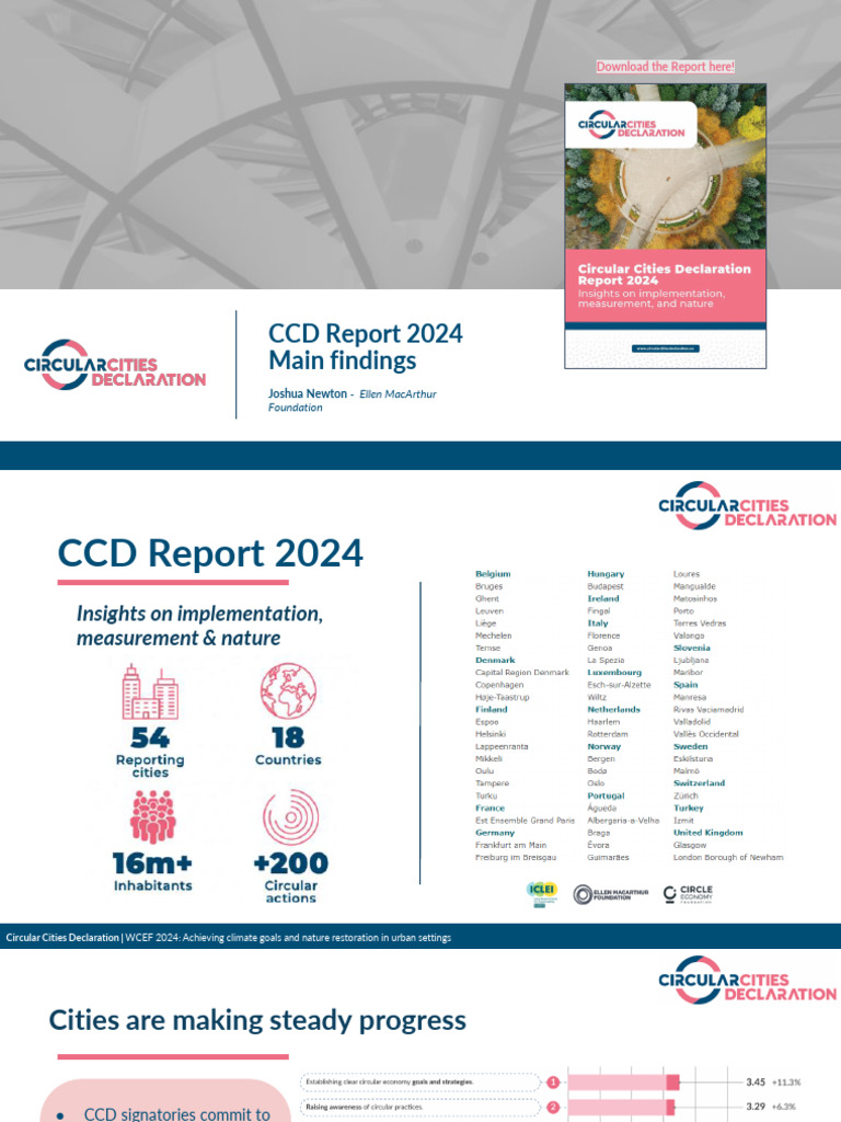 WCEF2024 - CCD Report Main Findings | PDF | Natural Environment | Economies