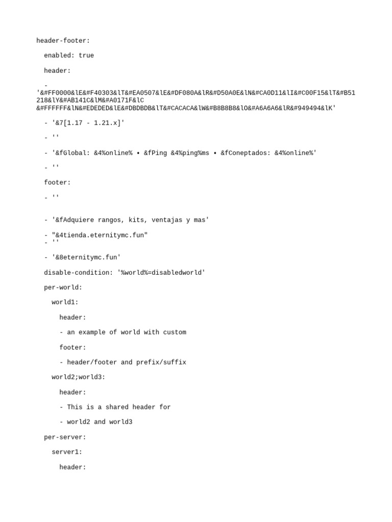 Minecraft Server Configuration Guide | PDF