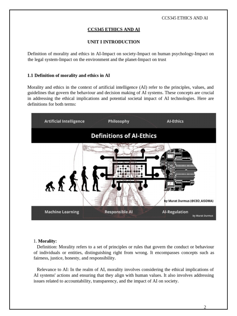 Ethics and AI: Societal Impacts | PDF | Artificial Intelligence ...