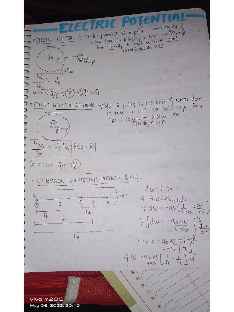 CH 2 PHYSICSnotes | PDF