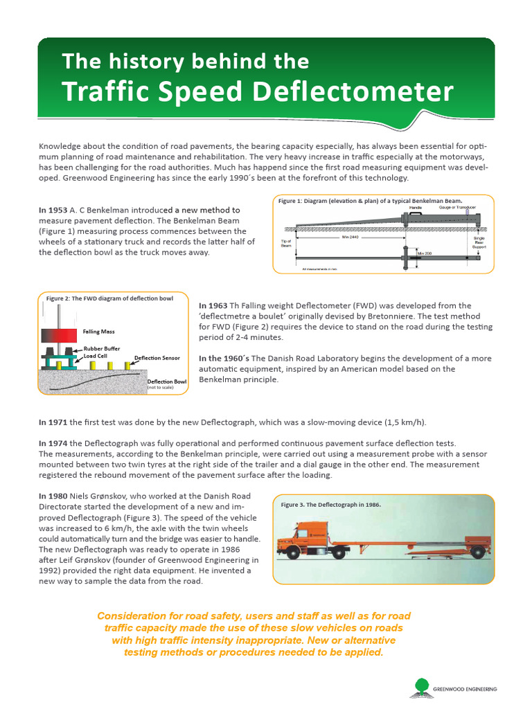 Evolution of Traffic Speed Deflectometers | PDF