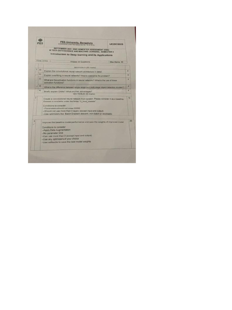 DL Last Year Q Paper | PDF