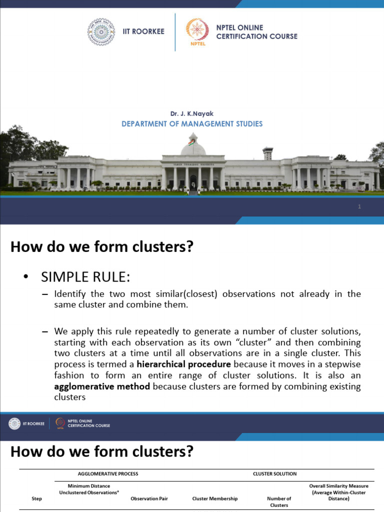 Hierarchical Cluster Analysis Overview | PDF | Cluster Analysis ...