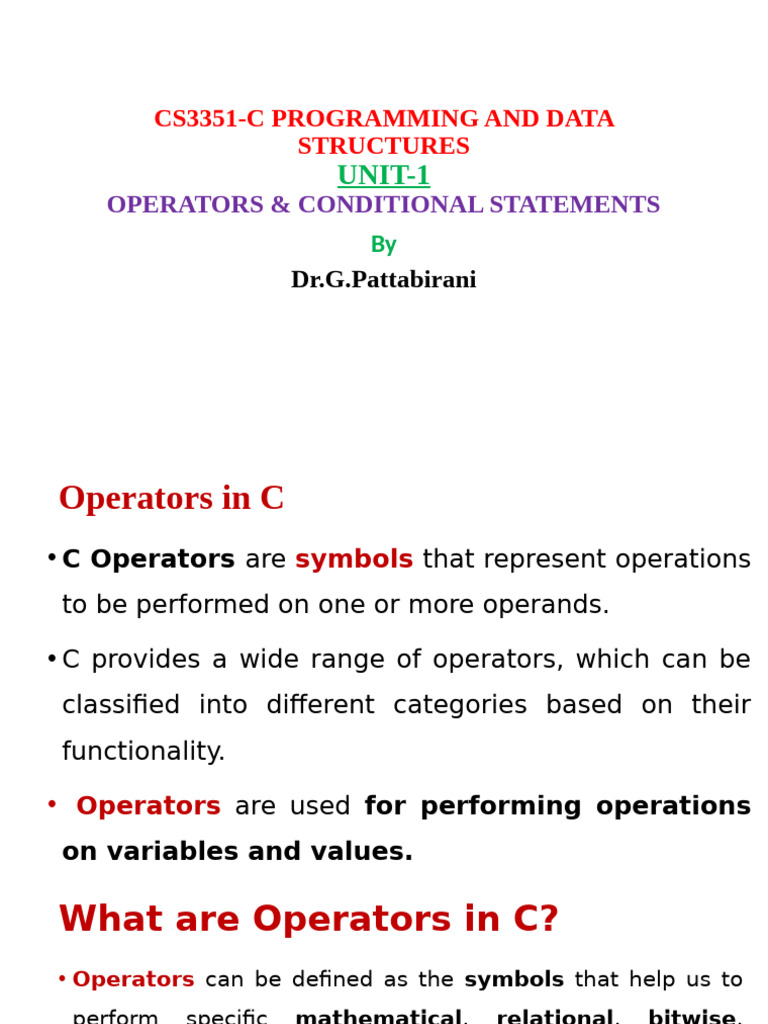 OPERATORS1 | PDF | Computer Programming | Software Engineering