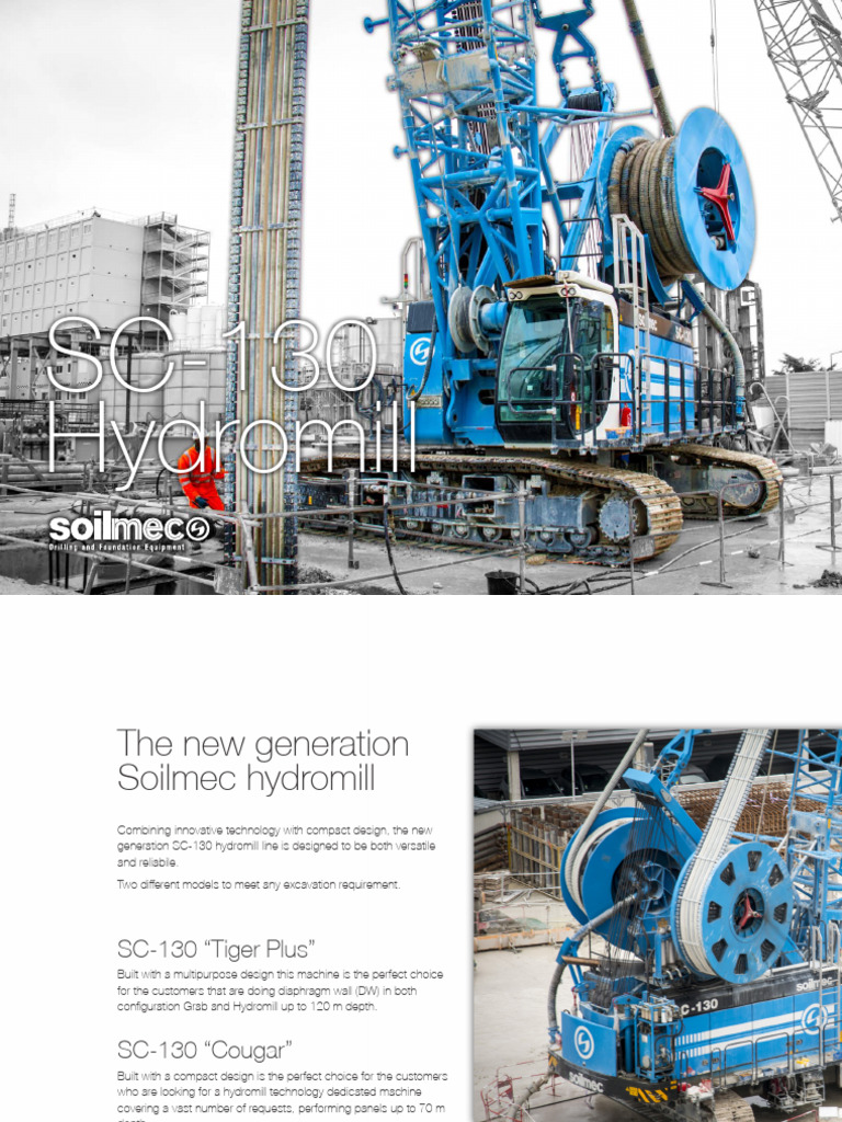 800 SC-130 Hydromill 02 2021 Web | PDF | Crane (Machine) | Horsepower