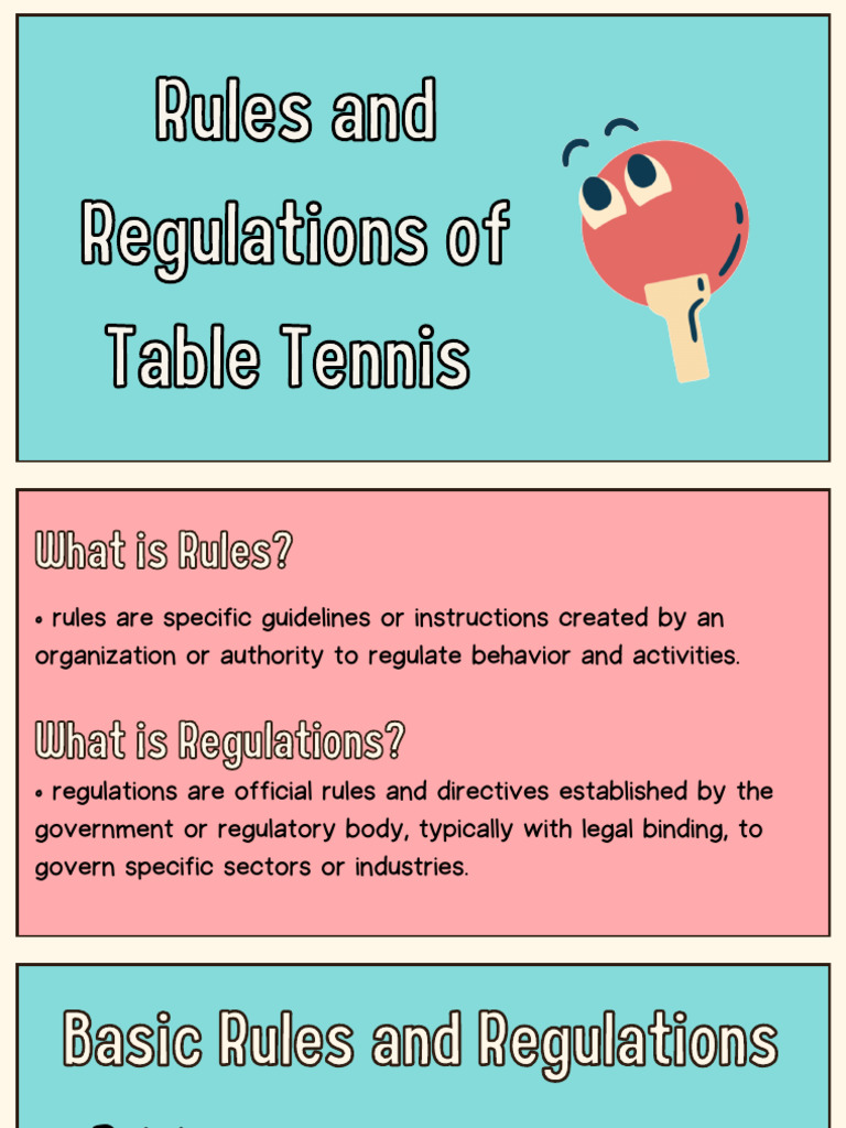 Rules and Regulations of Table Tennis 20250926 213946 0000 | PDF