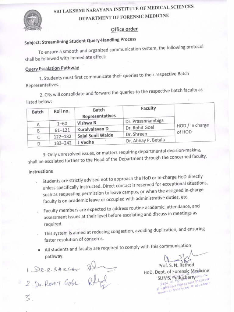 Student Query Handling Process | PDF